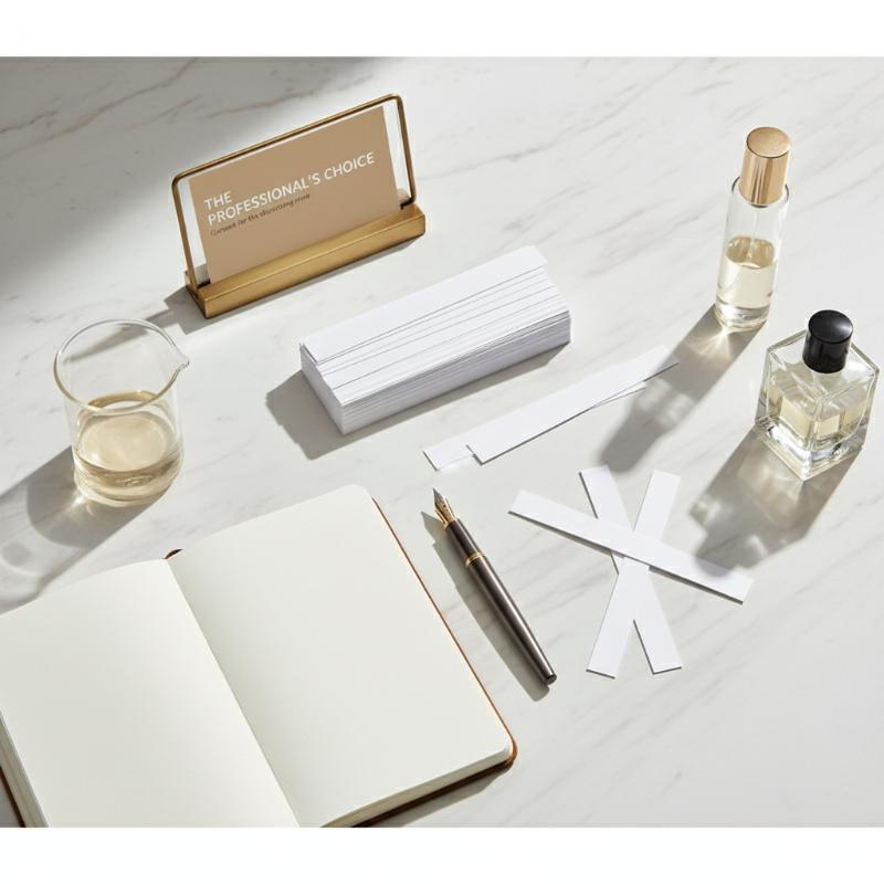 Perfume Fragrance Lab - 100pcs 130x15mm 향수 샘플링 스트립 실험실