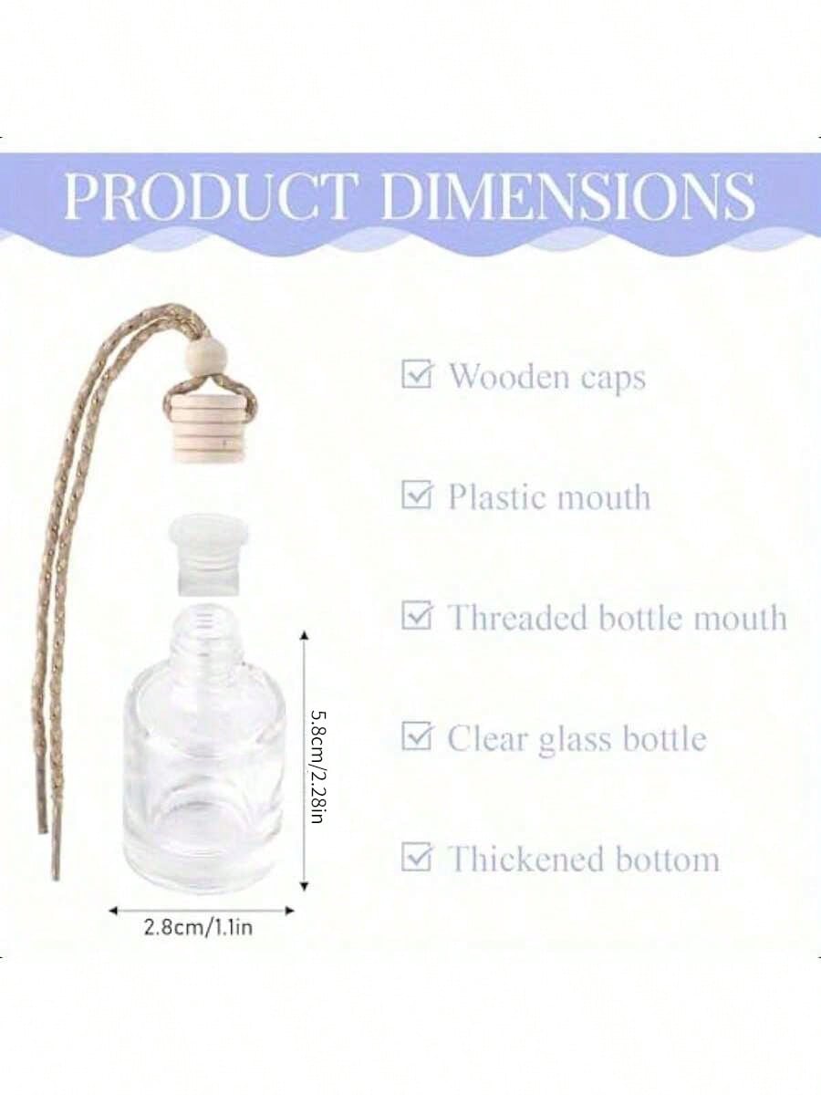 20pcs 교수형 자동차 방향제 빈 투명 유리 에센셜  - Fragrance World Perfume 리뷰 및 가격