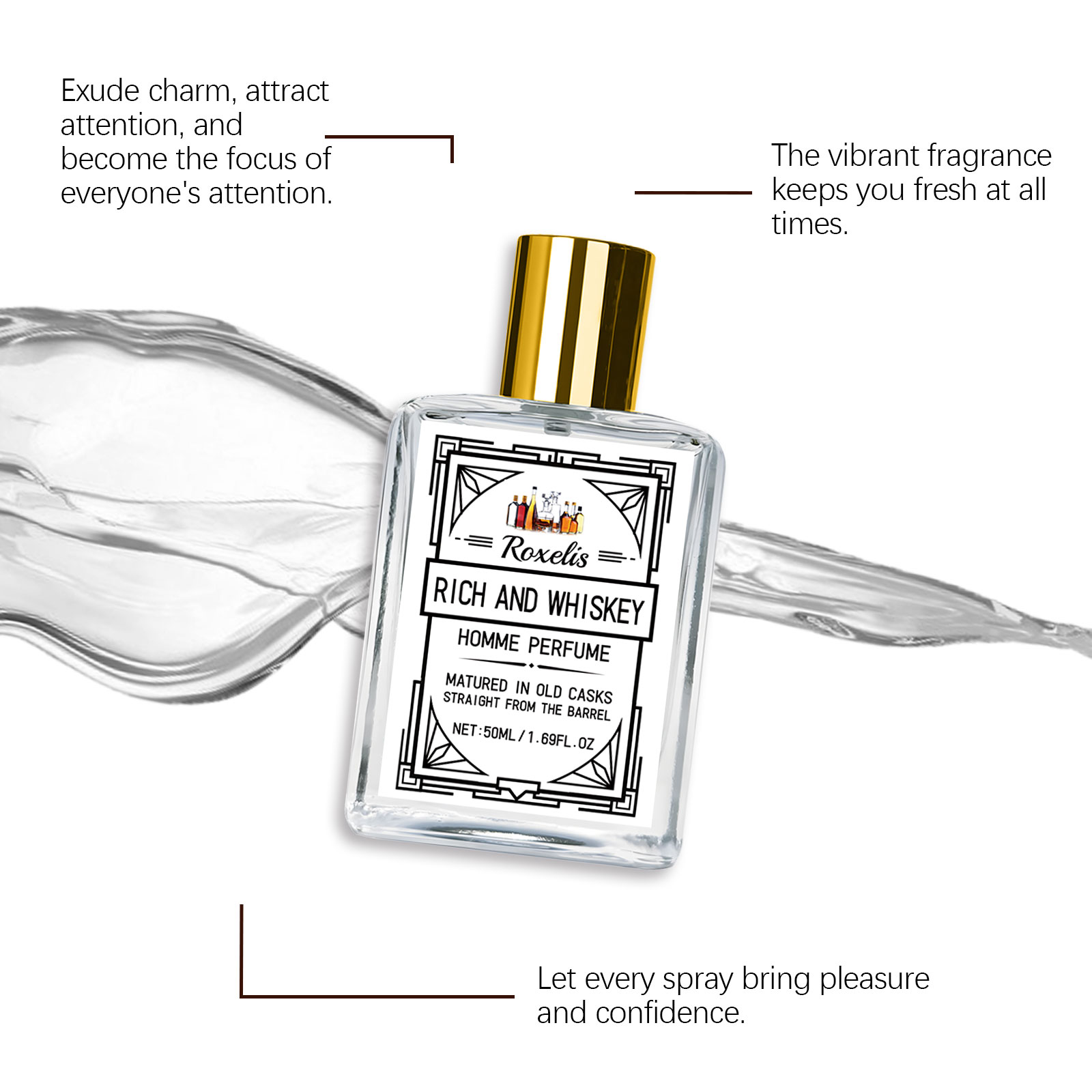 록셀리스 50ml 참 위스키 남성 향수 구롱 향기 우아 - Pure Perfume Fragrance 리뷰 및 가격